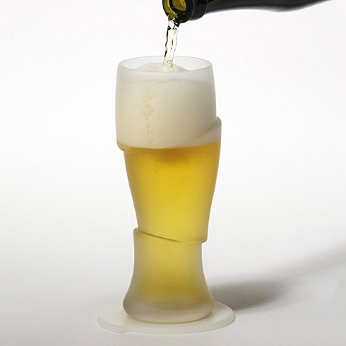 Sliced beer mug: Sliced Beer Glasses