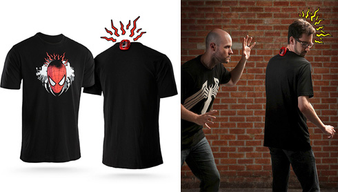 Probed behind t-shirts: Spidey Sense Shirt