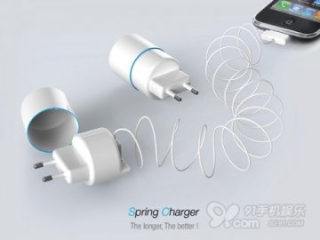 Cute does not tie a knot exclusive spring iPhone charger